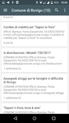 Rovigo notizie locali android App screenshot 2